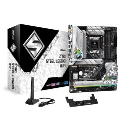 Asrock Z790 STEEL LEGEND WIFI, Intel Z790, 1700, ATX, 4 DDR5, HDMI, DP, eDP, Wi-Fi 6E, 2.5G LAN, PCIe5, RGB, 5x M.2 Asrock Z790 STEEL LEGEND WIFI, Intel Z790, 1700, ATX, 4 DDR5, HDMI, DP, eDP, Wi-Fi 6E, 2.5G LAN, PCIe5, RGB, 5x M.2